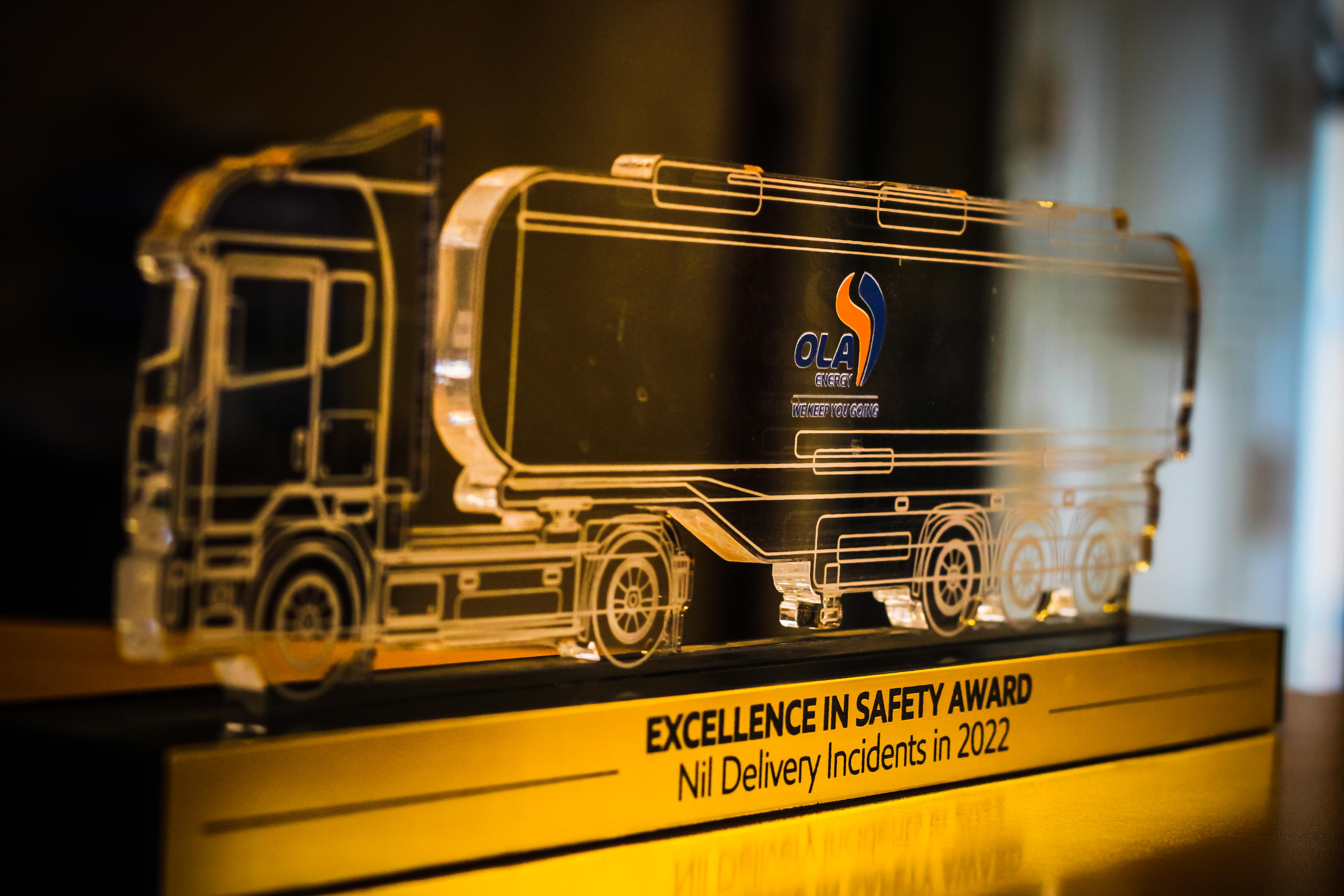 OLA Energy Excellence in Safety Award