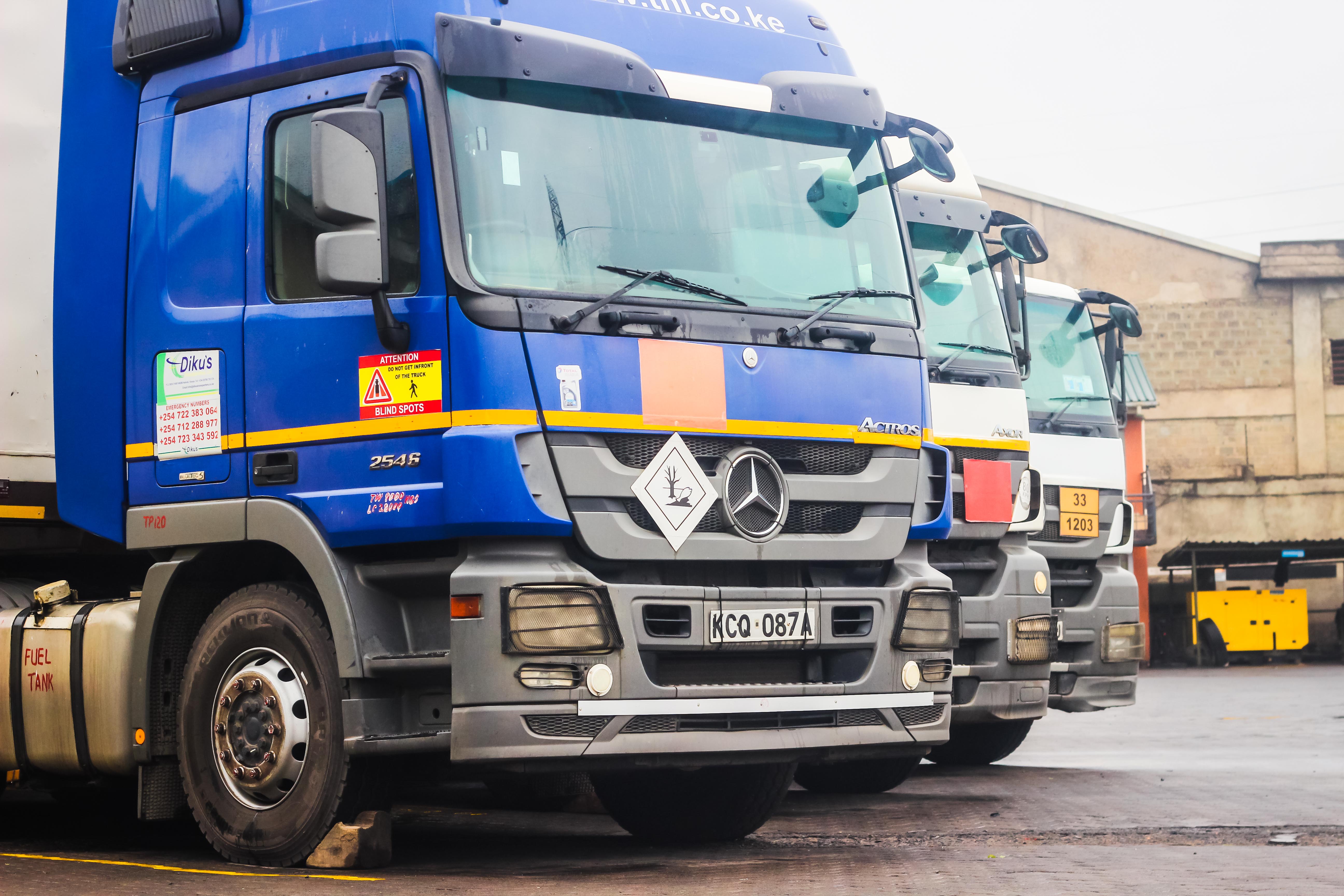 Fleet lineup at the yard