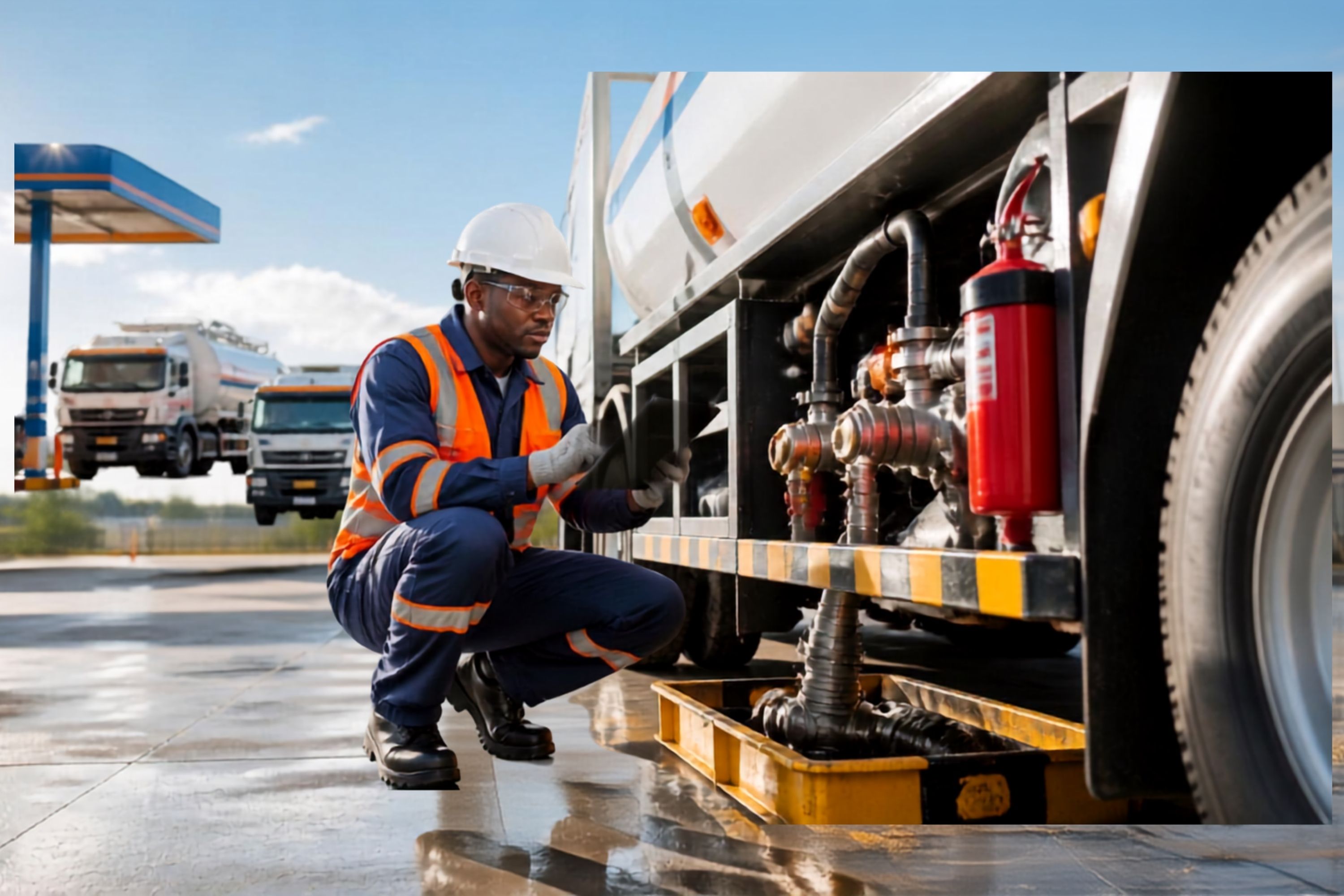 Health, safety, environment and quality management for petroleum logistics